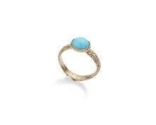 Carica l'immagine nel visualizzatore di Gallery, Anello Arcobaleno Amazzonite Gold - Sara Lubrano 

